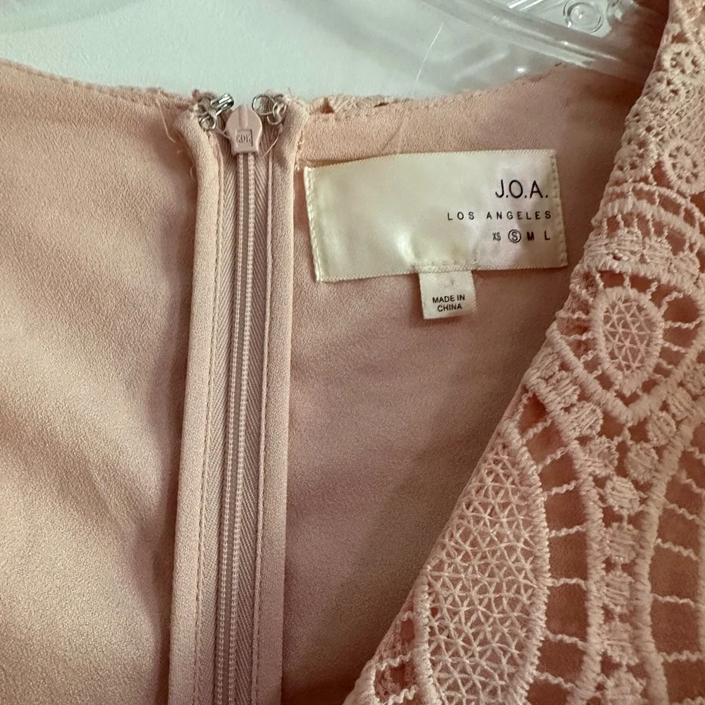 J.O.A. Blush Lace Dress - Picture 3 of 5